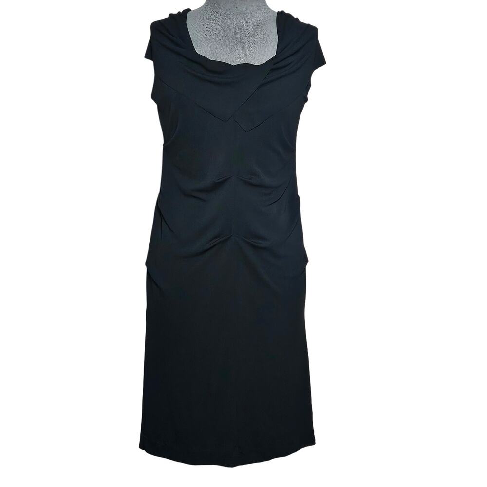Nicole Miller Black Knee Length Dress Size 10